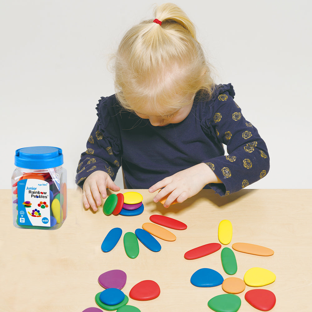 彩虹鵝卵石幼幼組-罐裝 (13227J) 贈 調皮搗蛋趣貼紙組