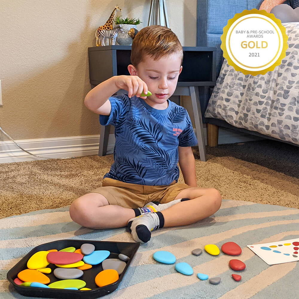 放手玩-彩虹鵝卵石 (13272) 贈 調皮搗蛋趣貼紙組