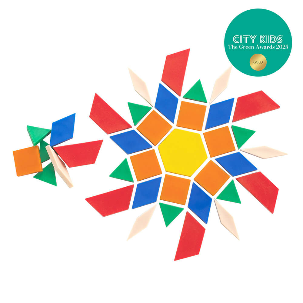 六形六色板-綠材質 (22052C)