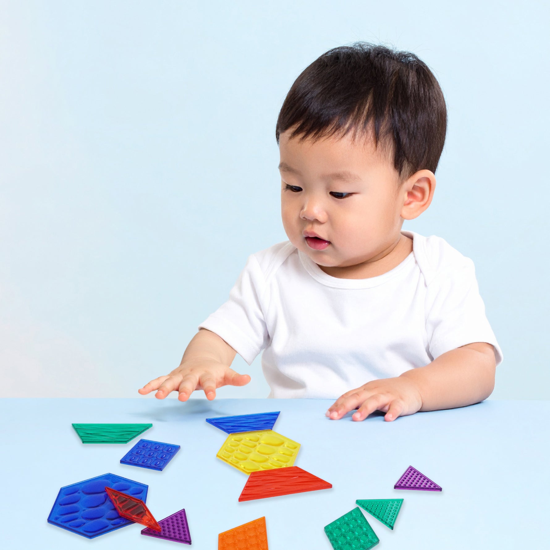 透明觸覺六形六色板 (22068C)