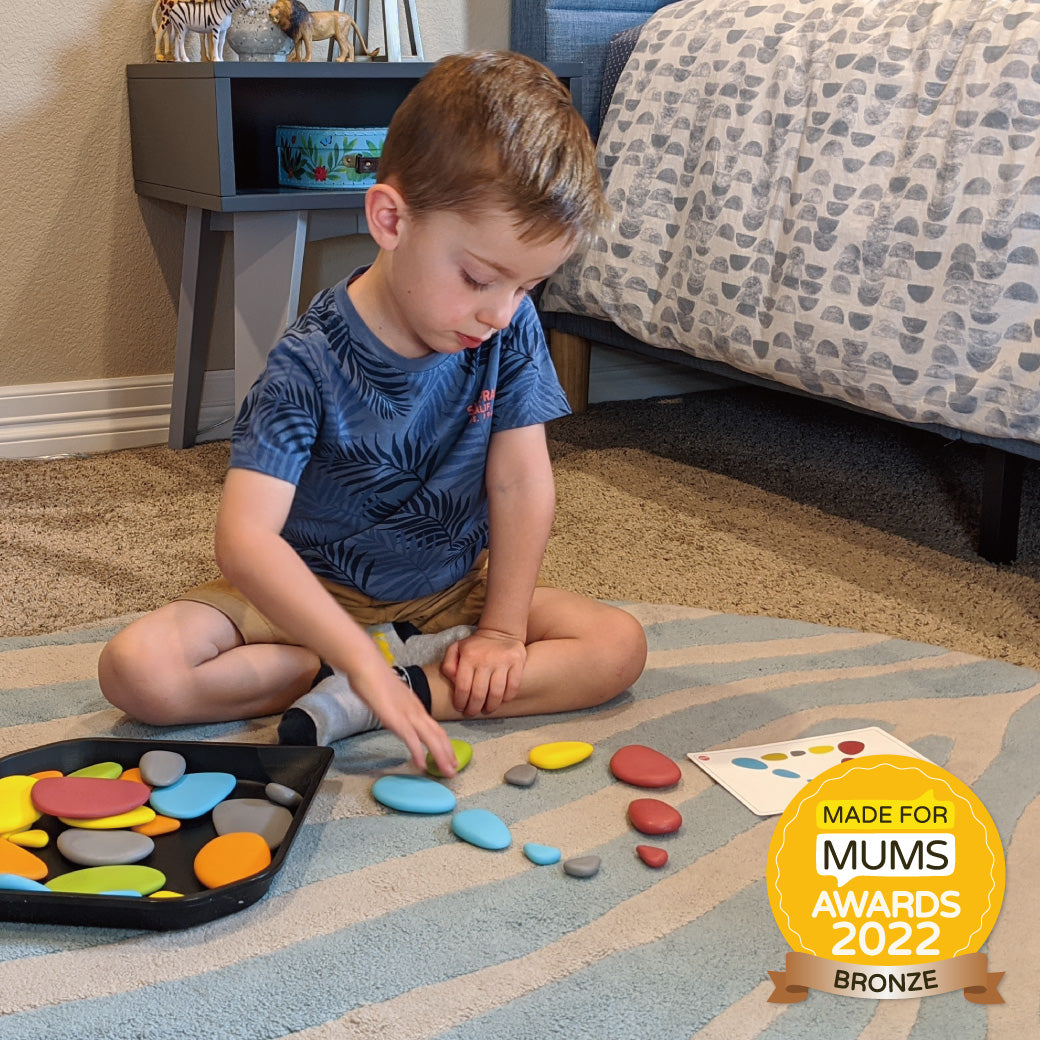 放手玩-彩虹鵝卵石 (13272) 贈 調皮搗蛋趣貼紙組