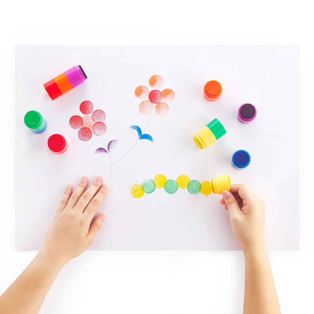 忙著玩-彩虹疊疊印泥 (76410)